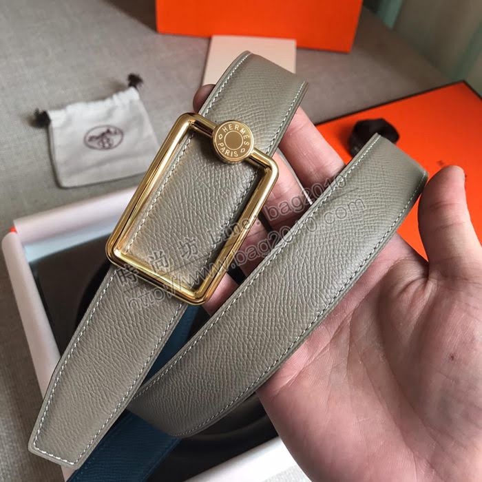 HERMES皮帶 OSCAR BUCKLE 雙面小牛皮 雙面皮帶 愛馬仕男士腰帶  hgh1905